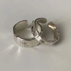 2 Star Band Rings