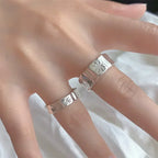 2 Star Band Rings