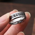 Black Runic Viking Ring