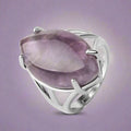 Amethyst Silver Ring for Women