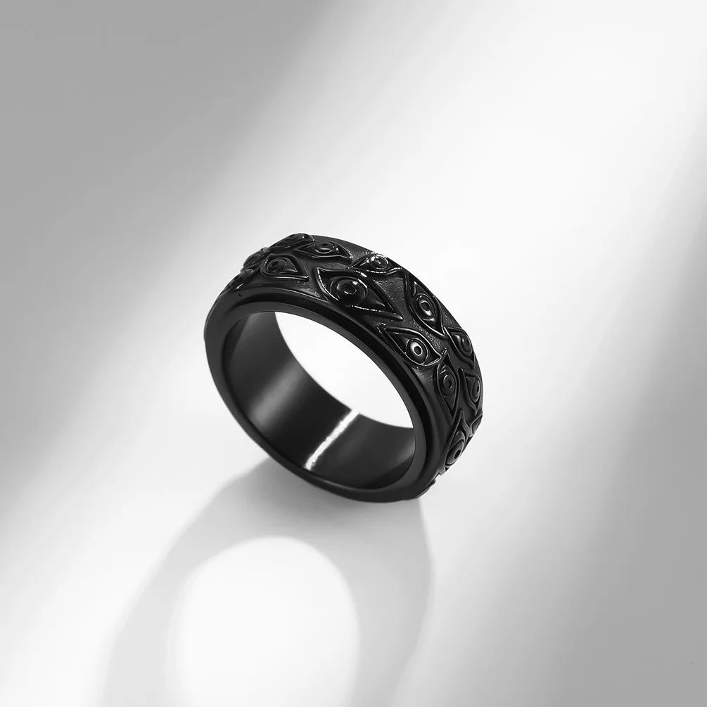 Anti-Stress Spinning Ring Eye Black