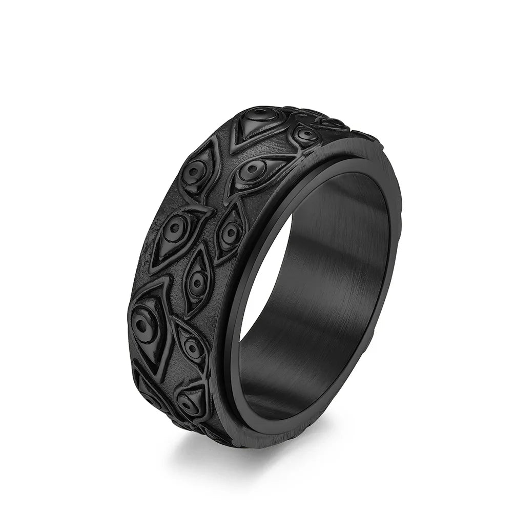 Anti-Stress Spinning Ring Eye Black