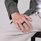Anti-Stress Spinning Ring Eye Black