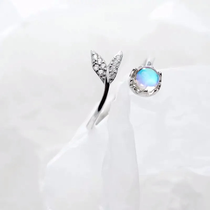 Silver Ring Moonstone