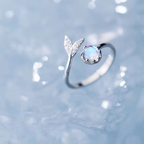 Silver Ring Moonstone