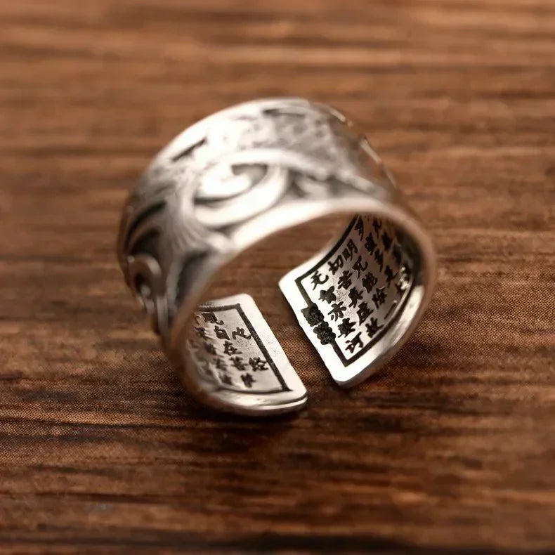 Ethnic-Style Ring with Fish
