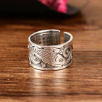 Ethnic-Style Ring with Fish