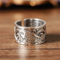 Ethnic-Style Ring with Fish