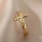 Christian Jesus Band Ring for Women