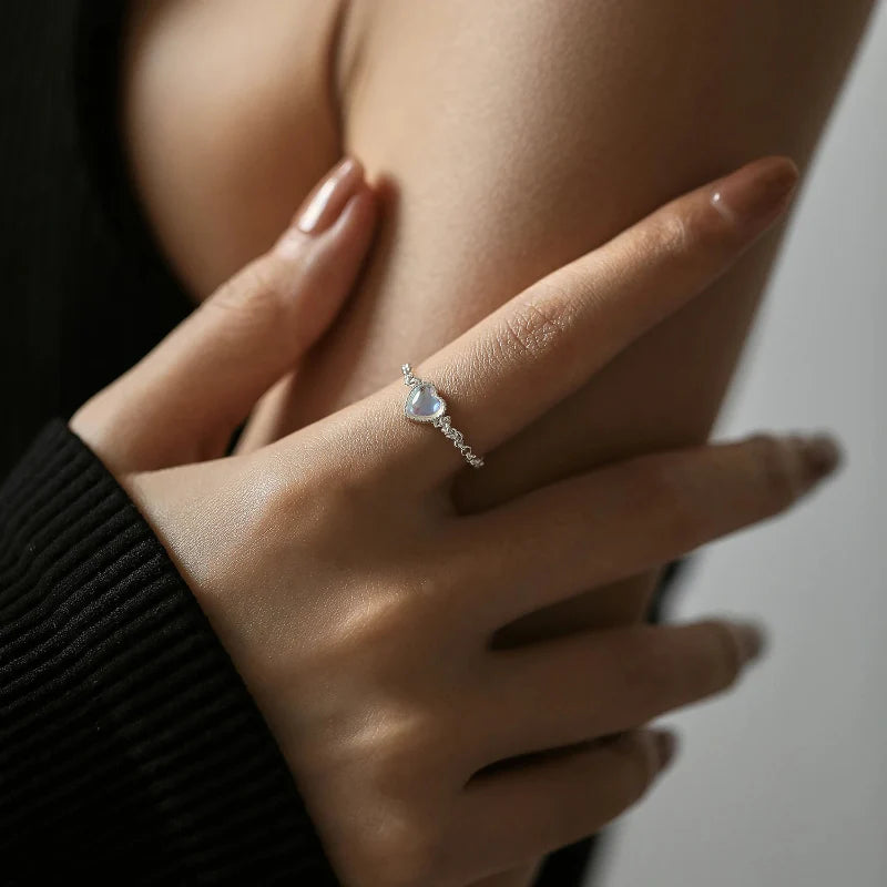 Moonstone Fertility Ring for Women