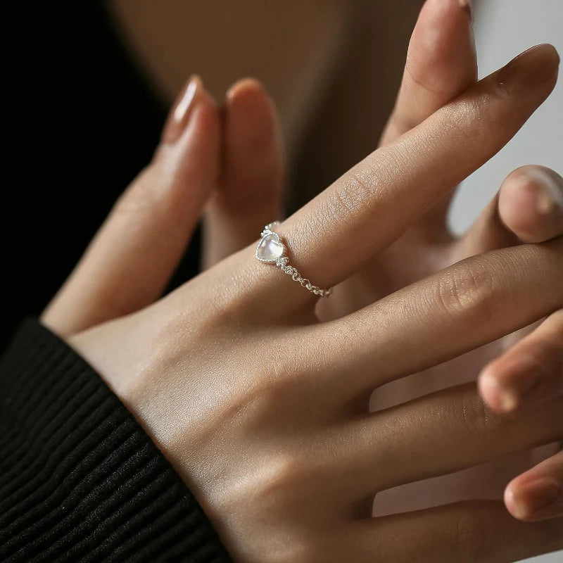 Moonstone Fertility Ring for Women