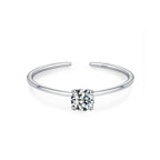 Colored Zircon Band Ring Birthstone