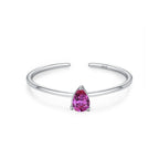 Colored Zircon Band Ring Birthstone