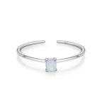 Colored Zircon Band Ring Birthstone
