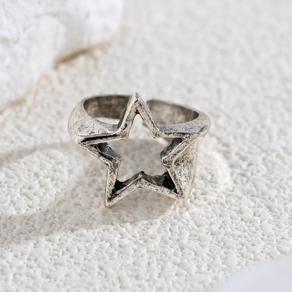 Silver Star Ring for Women