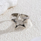 Silver Star Ring for Women