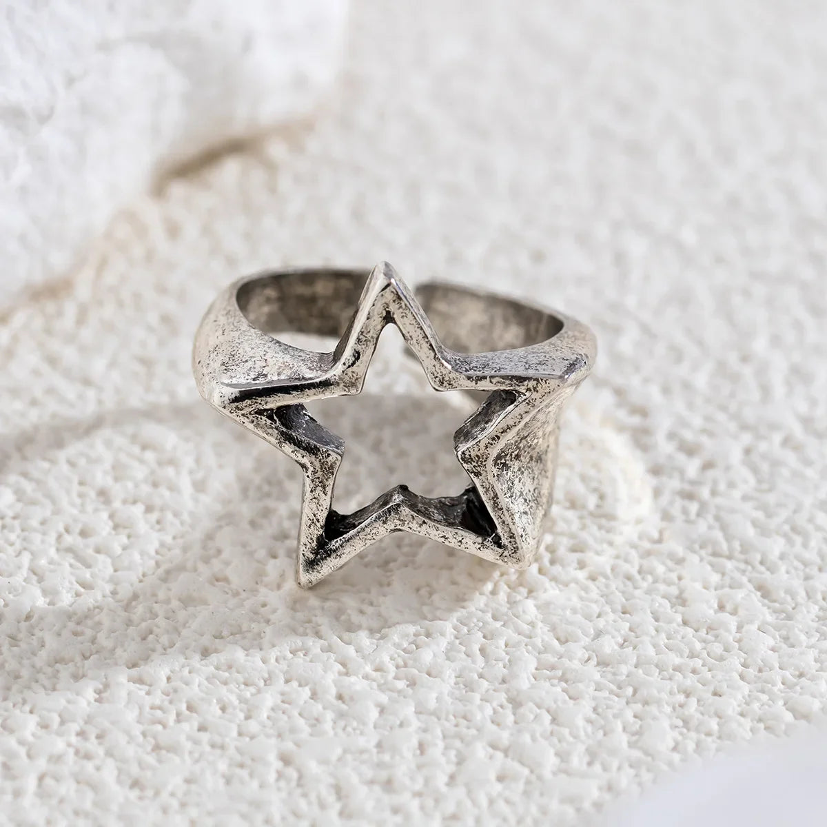 Silver Star Ring for Women