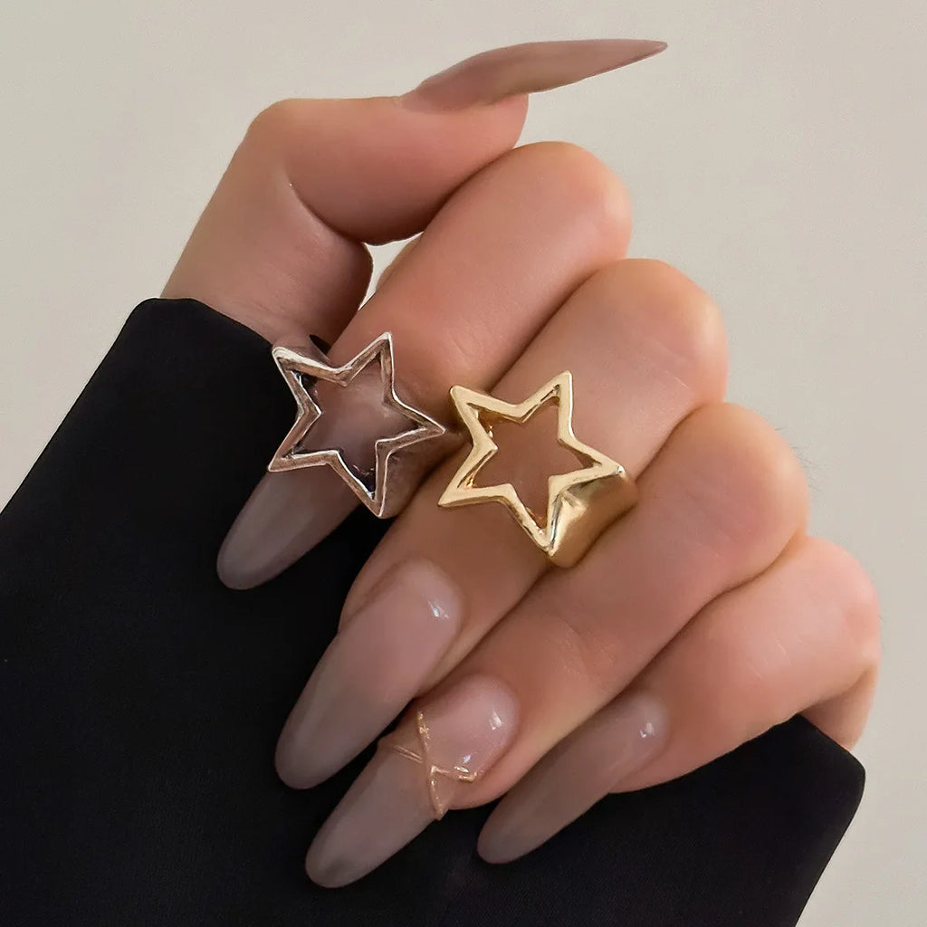 Silver Star Ring for Women