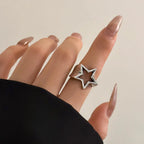 Silver Star Ring for Women