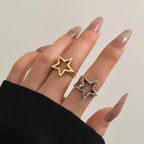 Gold Star Ring for Women