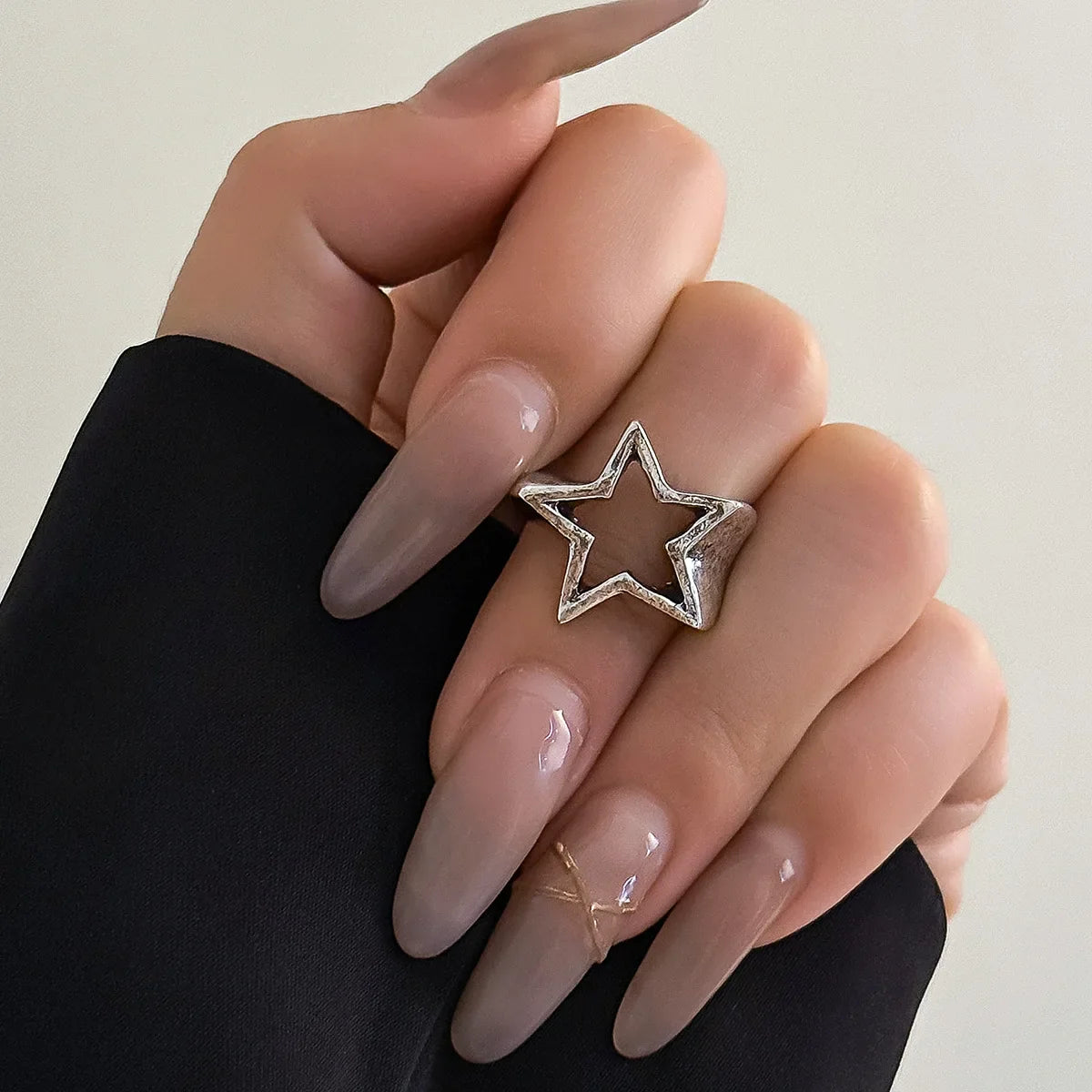 Silver Star Ring for Women