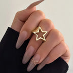 Gold Star Ring for Women