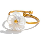 Daisy Flower Band Ring