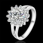 Crystal Flower Ring