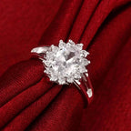 Crystal Flower Ring