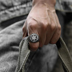 Black Ring Metatron's Cube black