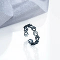 Black Paw Band Ring