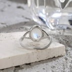 Moonstone Fertility Band Ring