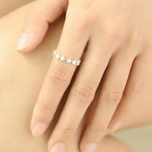 Women's Star Band Ring