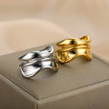 Water Drop Style Ring in Silver