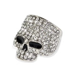Rhinestone Skull Ring