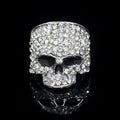 Rhinestone Skull Ring