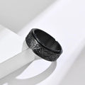 Viking Anti-Stress Ring for Men and Women black