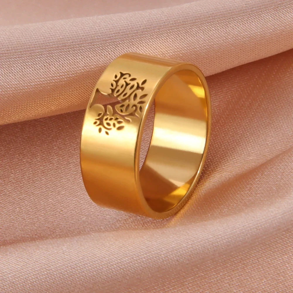 Eternity Tree of Life Ring gold