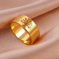 Eternity Tree of Life Ring gold