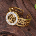 Women’s Tree of Life Ring Gold Signet Ring