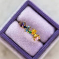 Women's rainbow ring