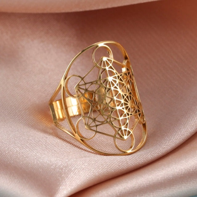 Archangel Metatron Gold Ring