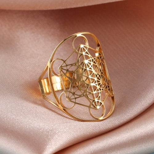 Archangel Metatron Gold Ring