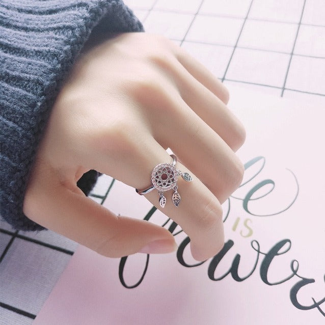 Dreamcatcher Ring in silver