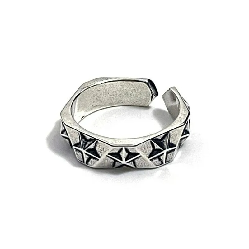 Ring with Stars and Celestial Motifs