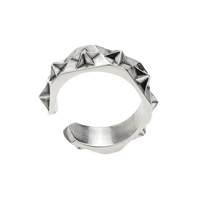 Ring with Stars and Celestial Motifs