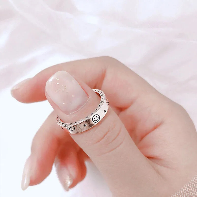 Ring with Astrological Stars