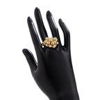 Ring with Silver or Gold Beads or