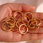 Women’s set birthstone ring