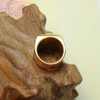 Ring with Egyptian Pyramid